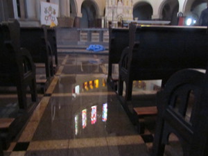 Inundación en la Basílica